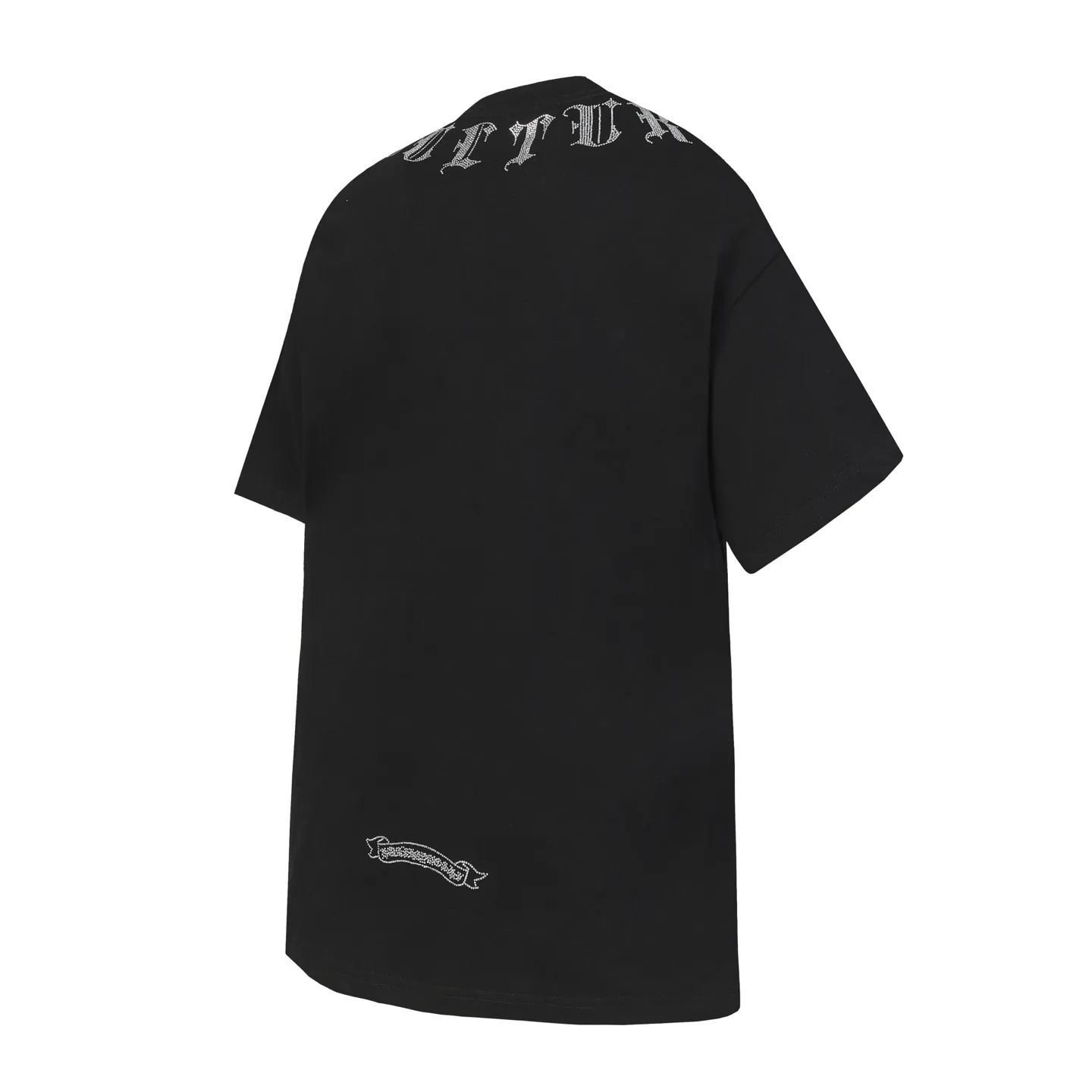 P160 Cross-border running quantity model, please do not place an order if you pursue quality -Chrome Hearts/Chrome Hearts Sanskrit hot diamond Sanskrit horseshoe explosive short-sleeved T-shirt -High weight, high density and high quality, soft, delicate and skin-friendly wool, soft and silky to the touch, excellent warmth and skin-friendly properties -Customized weaving and dyeing, no color difference, no matter the fabric or workmanship details, beat the ordinary version on the market -Colour: black white -Size: S M L XL